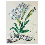 After Salvador Dali "Lilies Of Time" Lithograph