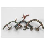 (3) Antique Scandinavian Painted Horse Collars