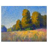 Will Hutchins Fall Landscape, Maineï¿½ Oil On B