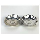 Pair Of Tiffany & Co. Sterling Silver "Lotus Blos