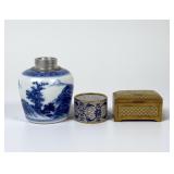 Group of Three Antique Asian Items