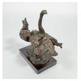 Paul Granlund "Leda And The Swan" Bronze Sculptu