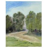 Janet Richardson Baughman "Crossroads" Pastel on