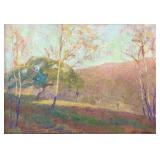 Edith Bell "October" Oi On Canvas