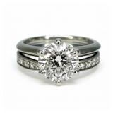 Tiffany & Co. 1.64 ct. Solitaire Diamond Platinum