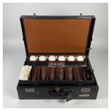 Dunhill Leather-Cased Picnic Set For Six