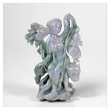 Chinese Carved Jadeite Mountain Nymph