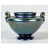 LCT Tiffany Favrile Vase with Scroll Handles