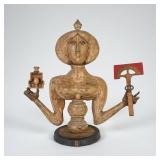 Maxine Kim Stussy Wood Figural Carving