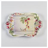 Keller & Gu©rin French Majolica Asparagus Cradle