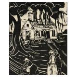 Anna Heyward Taylor Linoleum Print