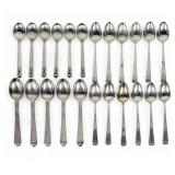 (23pc) Assorted Sterling Silver Demitasse Spoons