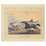 Samuel Howitt "Arabs Hunting Ostriches" Etching