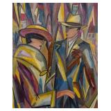 Paul Masson "Dang La Ville" Oil on Canvas 1935