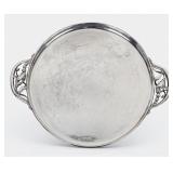 Georg Jensen "Blossom" Sterling Round Tray