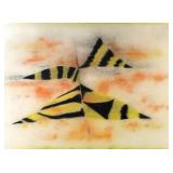 Abstract Watercolor on Paper Signed Illegibly