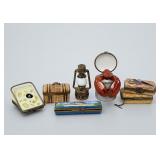 (7pc) Limoges France Porcelain Trinket Boxes