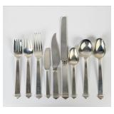 (91pc) Tiffany & Co. Pyramid Sterling Silver Flatw