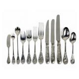 (173pc) Tiffany & Co Audubon Sterling Silver Flatw