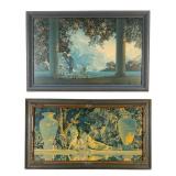 (2) Maxfield Parrish Framed Prints
