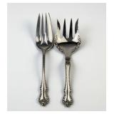 (2) Dominick and Haff Mazarin Sterling Serving For