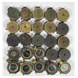 Group Of (25) WWI Military Compasses (D)