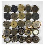 Group Of (25) WWI Military Compasses (E)