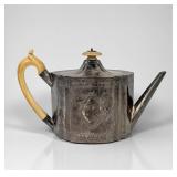 18th Century English Sterling Silver Teapot