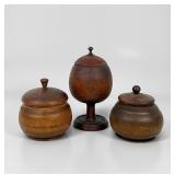 (3pc) Peaseware Lidded Vessel