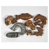Fish & Lobster Copper Molds