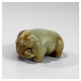 Vintage Chinese Jade Elephant