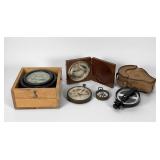 (5) Vintage Compasses