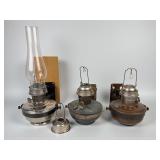 (3) Aladdin Oil Lamps