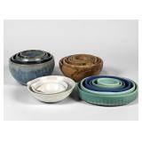 (4) Groups Of Nesting Bowls