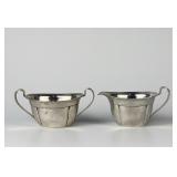 International Sterling Cream & Sugar Dishes