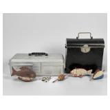 (2) Vintage Tackle Box & Lures