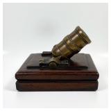 Miniature Bronze Mortar Cannon