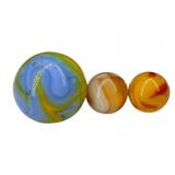 (3) Vintage Marbles (B)