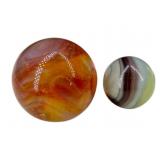 (2) Vintage Marbles (A)