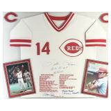 Pete Rose Limited Edition Autographed Reds MLB Jer