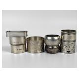 (8pc) Sterling Silver Napkin Rings