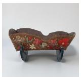 Antique Native American Birch Bark Cradle