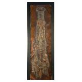 Bruce Onobrakpeya "The Horns of Freedom" Copper