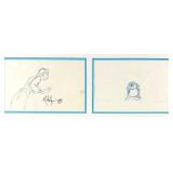 Original Beauty and The Beast Drawings