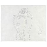 Beauty and the Beast Drawing of Wardrobe