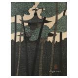 Kiyoshi Saito "Kinkaku-Ji Kyoto" Woodblock Print
