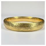 14k Victorian Hinged Bangle Bracelet