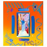 Peter Max "Statue of Liberty" Mixed Media