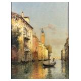 Antoine Bouvard "Venice" Oil on Canvas