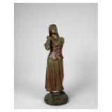 Raoul Larche "Joan of Arc"  Art Nouveau Bronze S